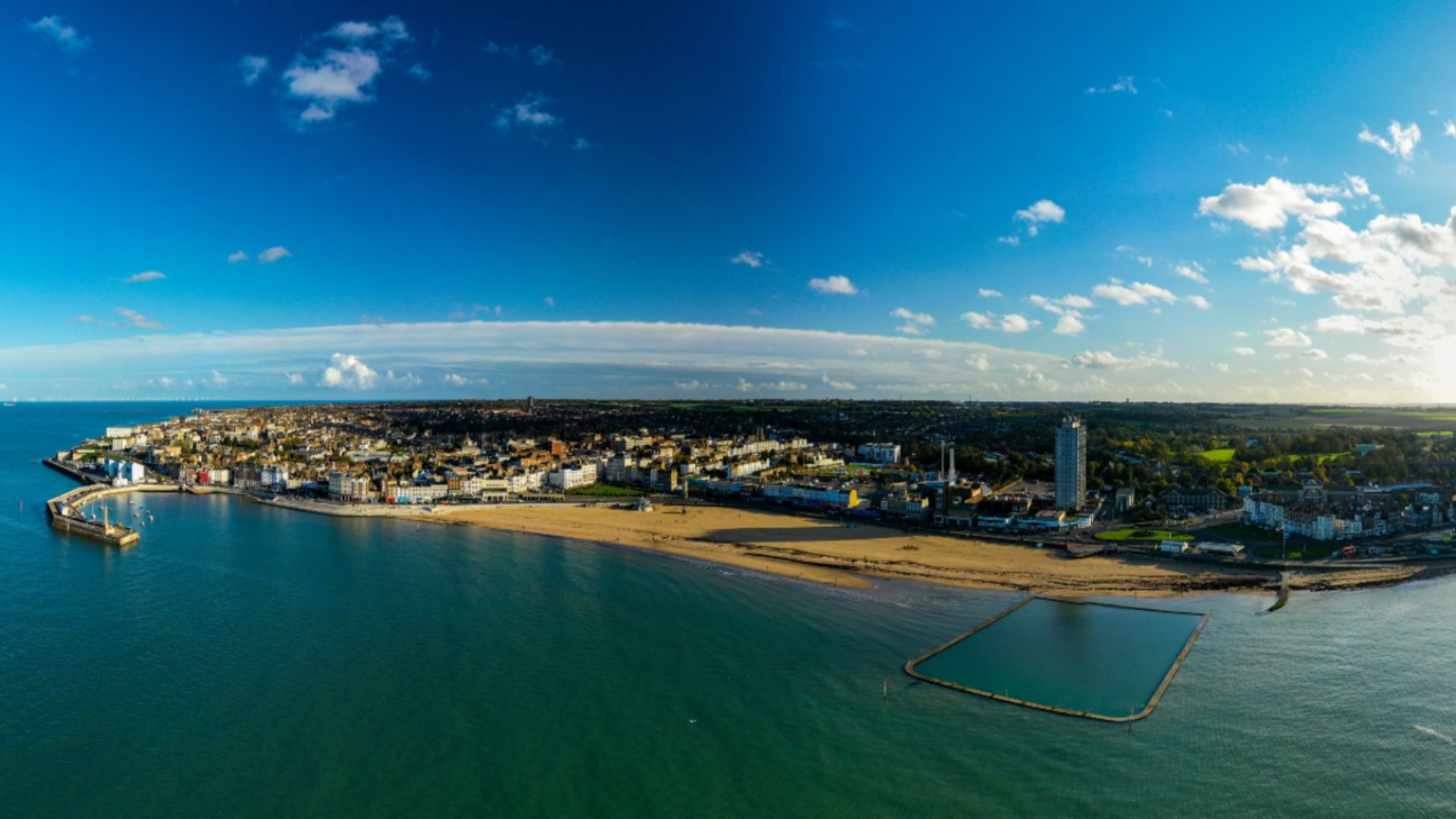 Picture of a static caravan park in winter