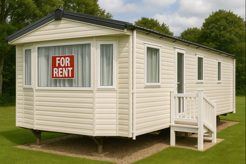 Modern Static Caravan For Rent